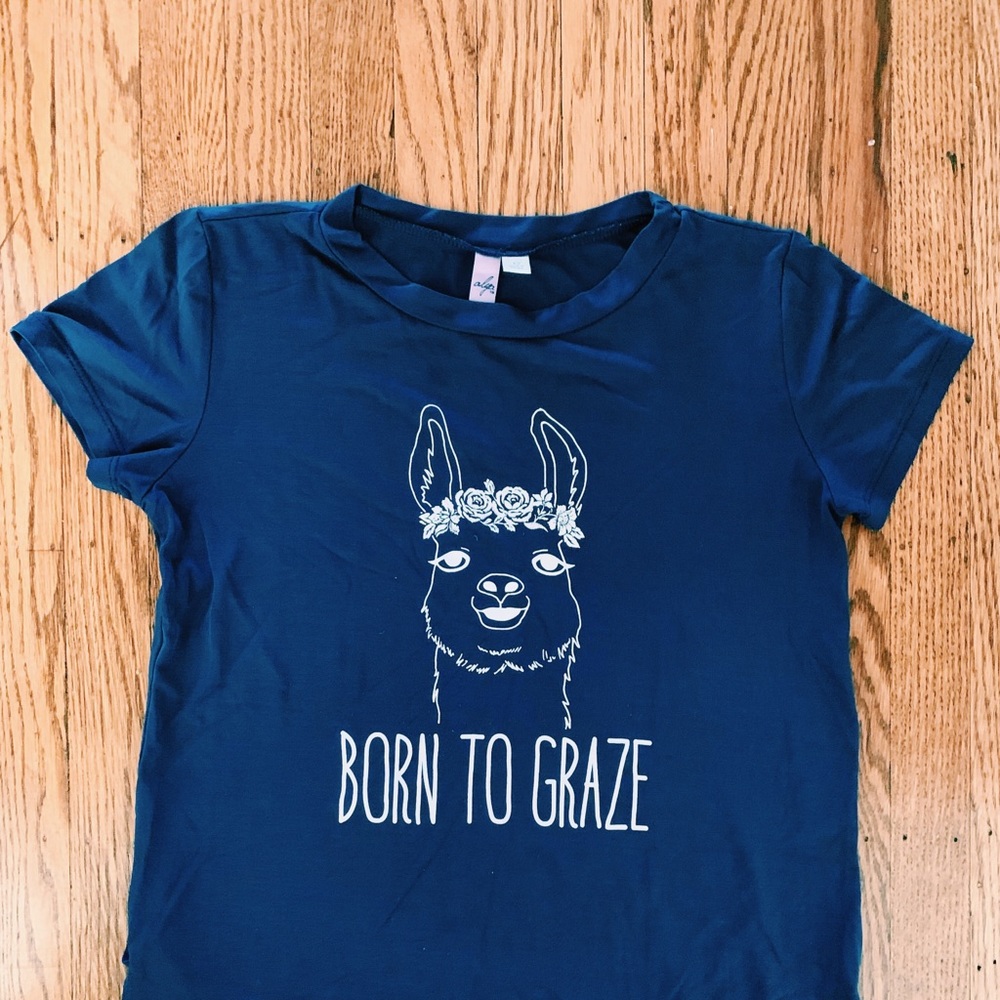 born to graze tee